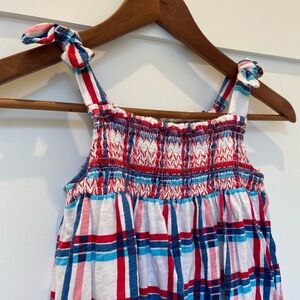 •Tucker & Tate• Plaid Kids Dress with Tied Straps